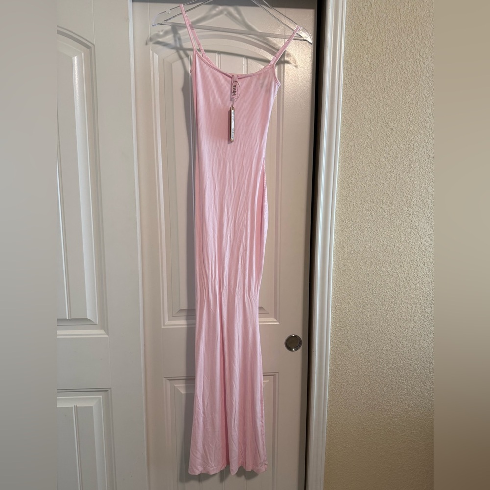 SKIMS Maxi Dress cherry blossom